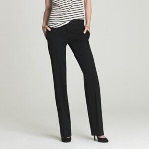 Jcrew 1035 Women's Black Italian Wool Tollegno pants, Excellent condition, sz 8